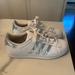 Adidas Shoes | Adidas Superstar Tennis Shoes With Metallic Silver | Color: Silver/White | Size: 6