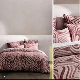 Anthropologie Bedding | Anthropologie Lemieux Et Cie Francoise Euro Square Pillow Shams 26" Set Of 2 | Color: Purple | Size: Standard Square 26"