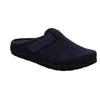 Pantoffel ROHDE "RODIGO-H", Herren, Gr. 41, blau (dunkelblau, meliert), Filz, klassisch, Schuhe, mit Memory Schaum