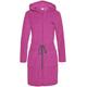 Damenbademantel KANGAROOS "Kira" Bademäntel Gr. XXXL, pink (pink, grau) Bademäntel