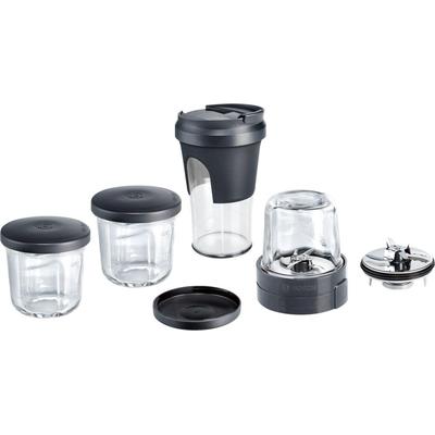 BOSCH Zerkleinereraufsatz "5-in-1, MUZ45XTM1", schwarz (transparent, schwarz), Küchenmaschinen-Aufsätze