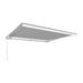 Awntech DM8-US-W 8 ft. Destin with Hood Manual Retractable Awning Off White - 78 in.