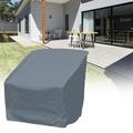 Patio Chair Covers Water Chair Organizer Seat Covers Furniture Protector Stacked Chair Cover Protection Grey M