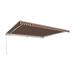 Awntech MTR10-US-BT 10 ft. Maui Right Motor with Remote Retractable Awning Burgundy & Tan - 96 in.
