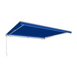 Awntech MM8-US-BB 8 ft. Maui Manual Retractable Awning Bright Blue - 78 in.