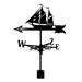 Sailboat Weather Vane - Retro Sailboat Weathervane Decorative Wind Direction Indicator for Outdoor Yard Roof