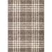 My Texas House Highlands By Orian 9 X 12 Dark Beige Plaid Area Rug