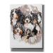 Epic Graffiti Bernese Mountain Dog with Ghost by Barbara Keith Canvas Wall Art 12 x16