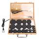 20 PCS Hot Stones Massage Set, Back Massagersfor Massage with Heating Box Basalt Stone Set, Round Massage Stones with Box Electric Spa Hot Stones