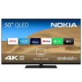 Nokia 50 Zoll (126cm) QLED 4K UHD Fernseher Smart Android TV (WLAN, HDR, Triple Tuner DVB-C/S2/T2, Netflix, YouTube, Prime Video, Disney+) - QNR50GV215ISW - 2022