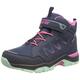 Hi-Tec O010383-052-HI-TEC Rush WP JRG-NAVY/FUSCHIA/MINT-J12 Hiking Boot, Navy/Fuschia/Mint, 12 UK