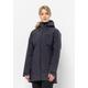 Winterjacke JACK WOLFSKIN "HEIDELSTEIN INS JKT W" Gr. XS (34), grau (graphite) Damen Jacken Winterjacken