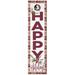 Florida State Seminoles 12'' x 48'' Happy Holidays Outdoor Leaner