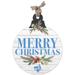 Tufts University Jumbos 20'' x 24'' Merry Christmas Ornament Sign