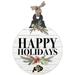 Colorado Buffaloes 20'' x 24'' Happy Holidays Ornament Sign