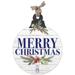 Spelman College Jaguars 20'' x 24'' Merry Christmas Ornament Sign