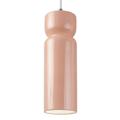 Justice Design Group Radiance 3 Inch Mini Pendant - CER-6510-TERA-MBLK-WTCD
