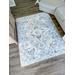 Ankti 5'3" x 7' Traditional Blue/Off White/Charcoal/Aqua Washable Area Rug - Hauteloom