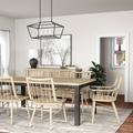 Birch Lane™ Katheryn Dining Table Wood in Brown/Gray | 30 H x 75.6 W in | Wayfair 86B2593031C547D4BD8AFE3DCF25C260