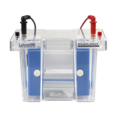 Labnet Enduro PAGE system includes PAGE insert buffer tank with leads and cooling pack