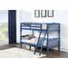 Traditional Romance Casual Style Twin over Twin Bunk Bed with Wood Frame Suitable for Bedroom Furniture and Dorm Apartment