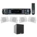 Rockville 1000 w Home Theater Bluetooth Receiver+(4) Speakers+8 Subwoofer Sub