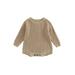 Baby Girl Boy Knit Sweater Blouse Pullover Sweatshirt Warm Crewneck Long Sleeve Tops for Infant