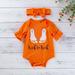 Herrnalise Infant Toddler Baby Girls Boys Halloween Print Long Sleeve Trousers Romper Jumpsuit Clearance !