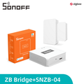 SONOFF Zigbee Smart Home Security Kit Automation Controller System Zigbee Wireless Window Door Sensor Alarm Works with Alexa Google Home