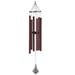 Arlmont & Co. Kyeshia Tuned Traditional Wind Chime Resin/Plastic/Metal | 43 H x 6 W x 7 D in | Wayfair 8E3E30A4120A44ED85ADF2016C5B0260