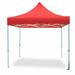 TentandTable Instant Beach Outdoor Canopy Pop Up Tent Red 10 ft x 10 ft