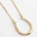 Kate Spade Jewelry | Back In Stock Kate Spade Wild Ones Pave Horseshoe Gold Necklace | Color: Gold/Silver | Size: Os