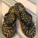 Kate Spade Shoes | Kate Spade Animal Print Sandals | Color: Black | Size: 6