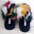 Jessica Simpson Shoes | Jessica Simpson Slippers | Color: Black/Green | Size: 6