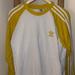 Adidas Shirts | Adidas Long Sleeve | Color: White/Yellow | Size: L