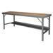 14 Gauge Ergonomic Folding Leg Work Bench with Tempered Hard Board Over Steel Top - 60 x 30 in.