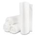 Inteplast High-Density Commercial Can Liners Value Pack 60 gal 14 microns 38 x 58 Clear 25 Bags/Roll 8 Rolls/Carton