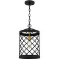 Stock s Lane 1 Light Mini Pendant in Farmhouse Style-16.5 inches Tall and 10 inches Wide Bailey Street Home 71-Bel-4618419