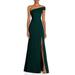 One-shoulder Evening Gown - Green - After Six Dresses