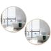 Everly Quinn Suszanne Modern & Contemporary Round Wall Mounted Bathroom/Vanity Mirror Metal in Yellow | 28 H x 28 W in | Wayfair
