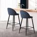 Homylin 30'' Low Back Bar stool( Set of 2)