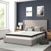 Tufted Platform Bed with 10 Inch Pocket Spring Mattress