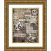 Grey Jace 19x24 Gold Ornate Wood Framed with Double Matting Museum Art Print Titled - Route 66