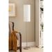 KB Floor Lamp - Brushed Nickel & White