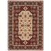 Moretti Overture Area Rug 1802W Traditional Red Rings Diagonals 2 x 3 Rectangle