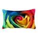 ABPHQTO Multicolor Rose Pillow Case Pillow Cover Pillow Protector Two Sides For Couch Bed 20x30 Inch