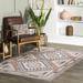 nuLOOM Leighton Machine Washable Southwestern Medallion Area Rug 3 x 5 Peach