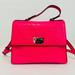 Kate Spade Bags | Kate Spade New York Doris Croc Embossed Leather Shoulder Bag Hot Pink Rare | Color: Pink | Size: 11.5" (W) X 8.5" (H) X 4.5" (D)