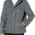 Levi's Jackets & Coats | Levi's Men's Wool Blend Hooded Military Jacket | Color: Gray | Size: M