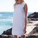 Madewell Dresses | Madewell Sundream Fringe Cotton Modal Dress | Color: White | Size: 8